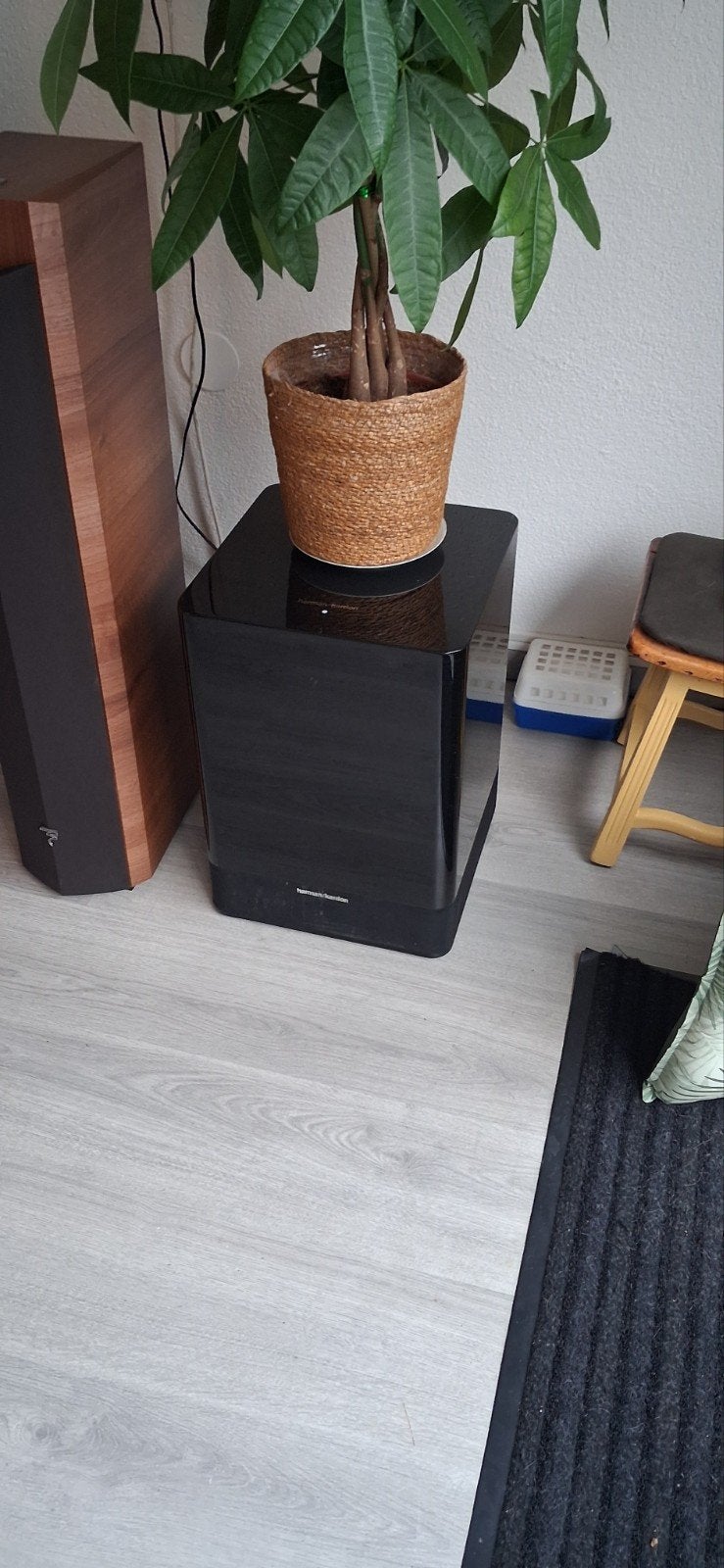 Harman kardon TS7 actieve subwoofer (werkt prima), Gebruikt, Subwoofer, Basreflex, Ophalen