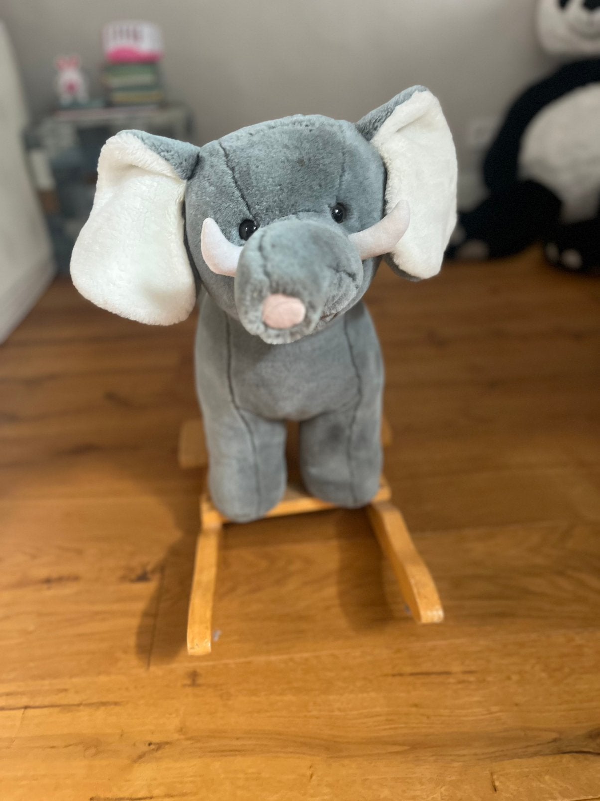 Olifant schommel, Ophalen of Verzenden, Gebruikt, Rij- of Hobbelspeelgoed