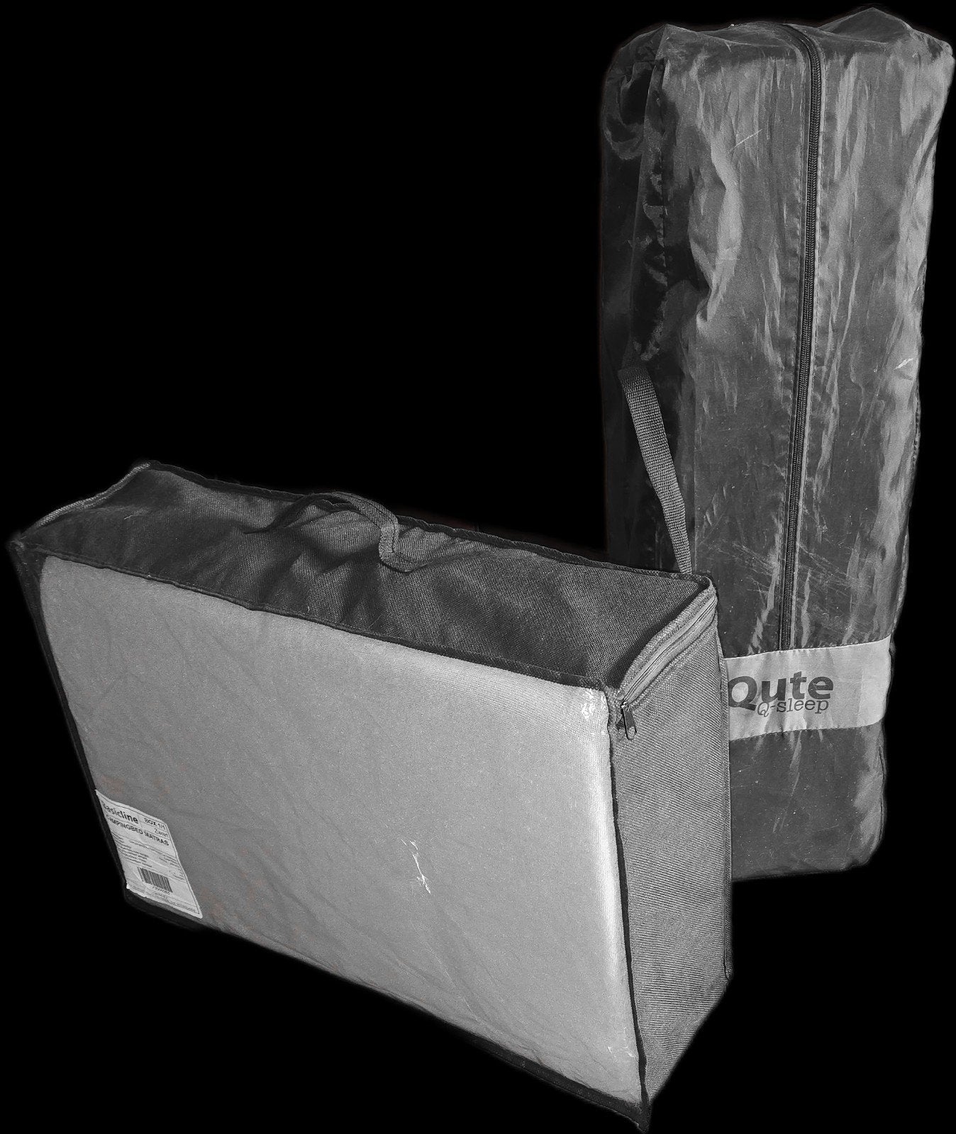 Qute campingbedje met matras, Gebruikt, 70 tot 85 cm, Matras, 140 tot 160 cm