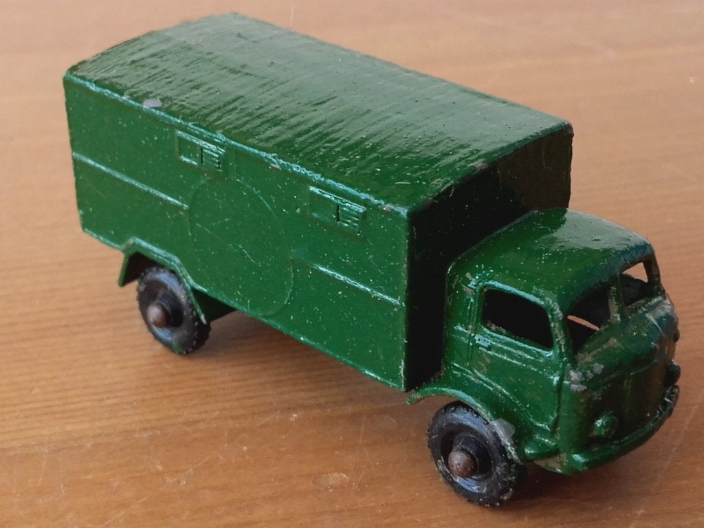 Zeven mooie oude militaria modellen uit Engeland van Lesney., Ophalen of Verzenden