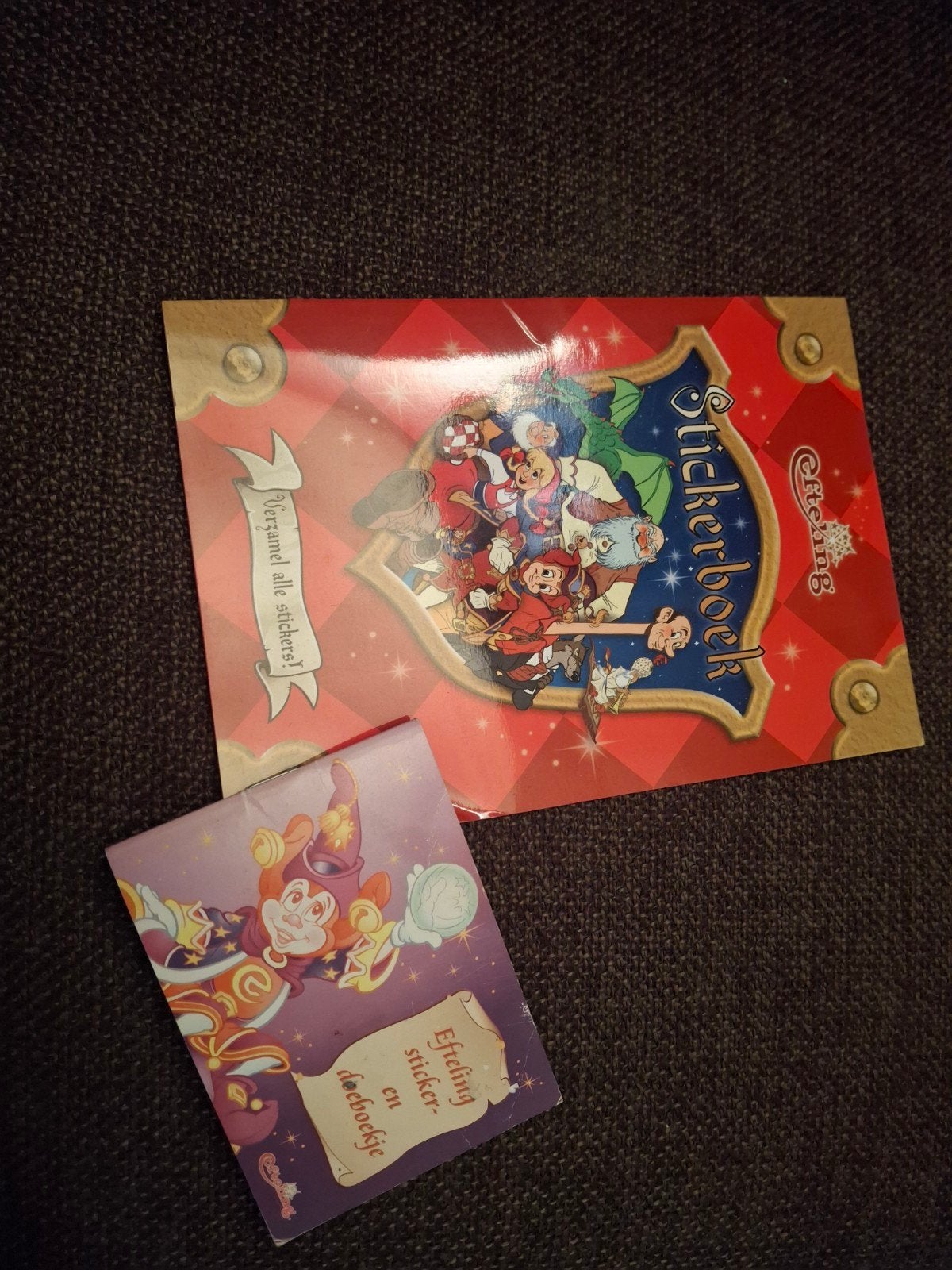 Efteling stickerboekjes 2 stuks, Ophalen of Verzenden
