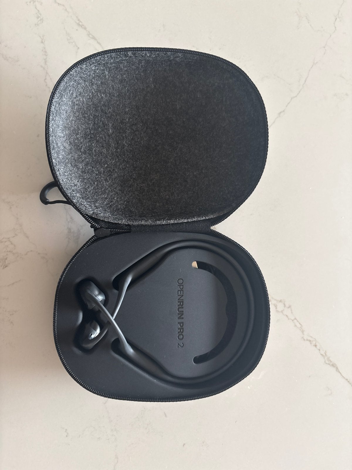 Shokz OpenRun Pro 2 Zwart 2026, Ophalen, Bluetooth, Bone conduction, Zo goed als nieuw