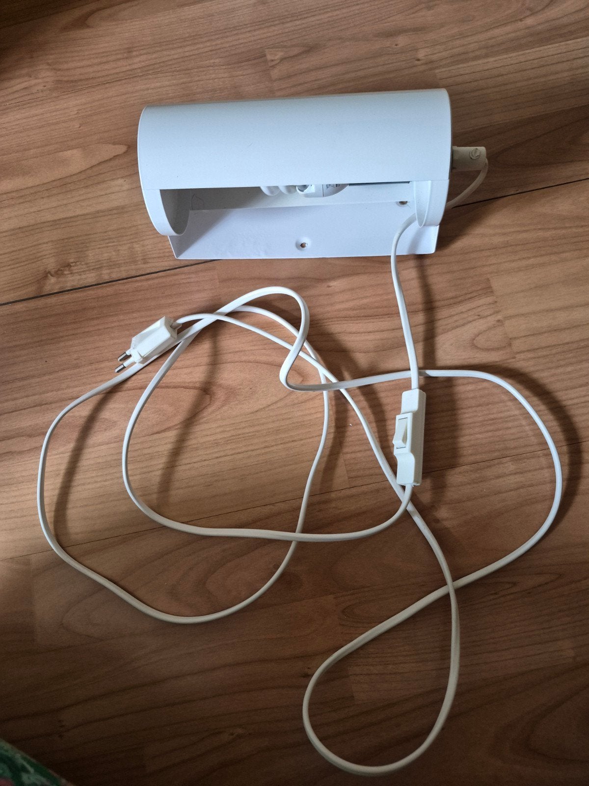 Ikea lod V413 bedlamp vintage lamp wandlamp wit, Ophalen of Verzenden, Gebruikt