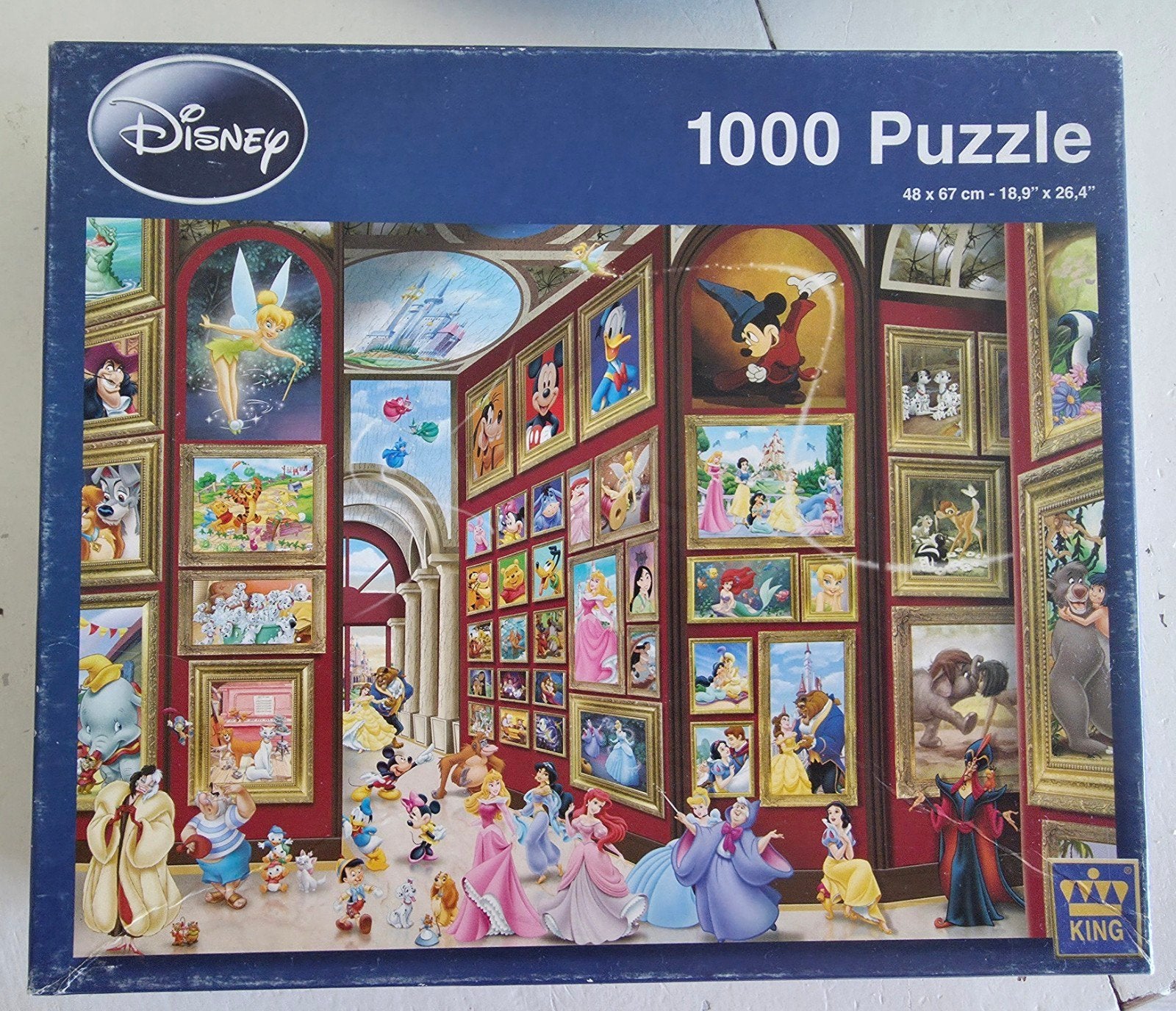 Disney Puzzel 1000 stukjes - Disney Gallery - King, Hobby en Vrije tijd, Denksport en Puzzels, Ophalen, 500 t/m 1500 stukjes, Zo goed als nieuw