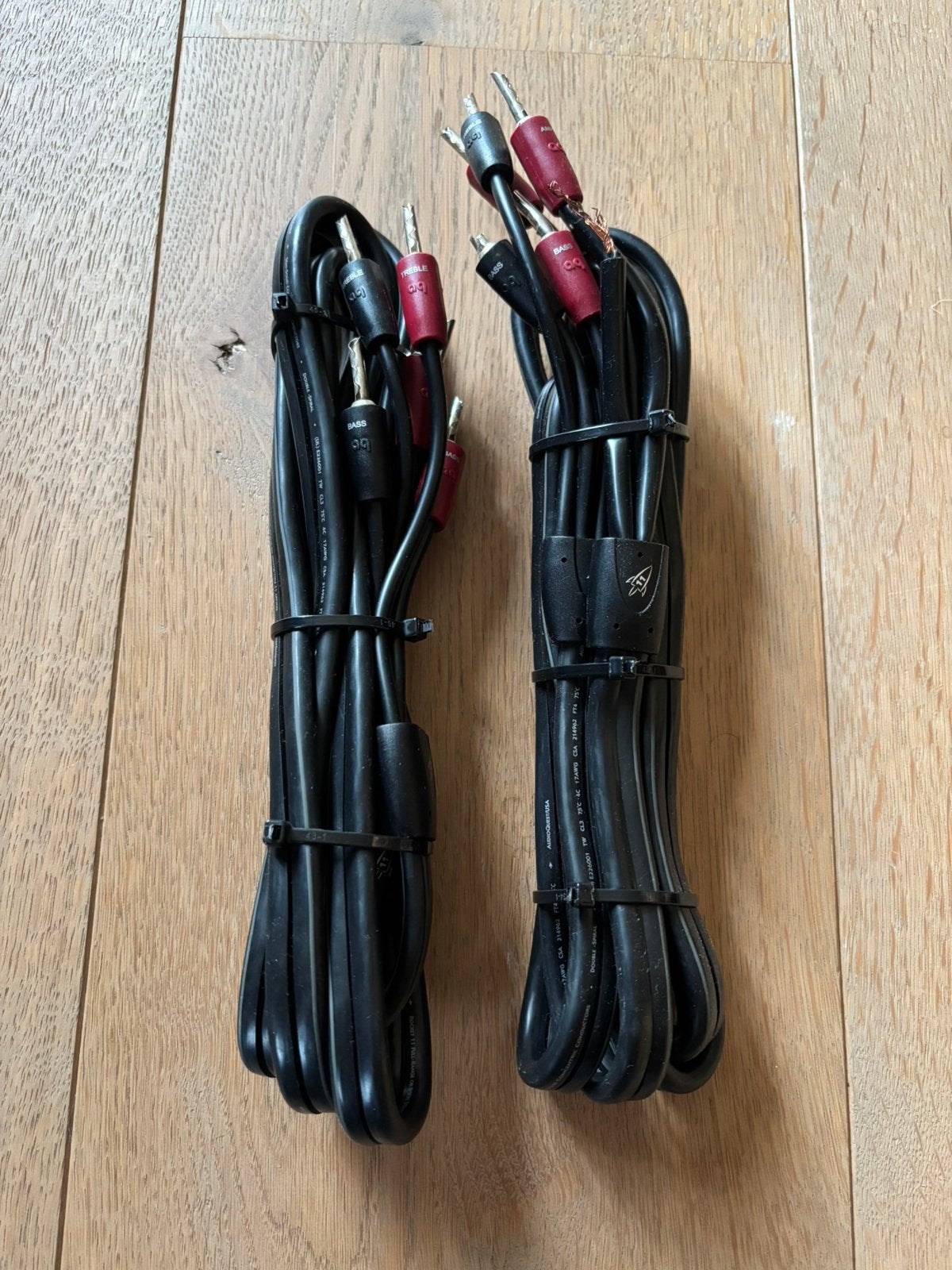 AUDOQUEST ROCKET 11 SINGLE-BIWIRE (2 METER), Ophalen of Verzenden, Zo goed als nieuw, Minder dan 2 meter, Luidsprekerkabel