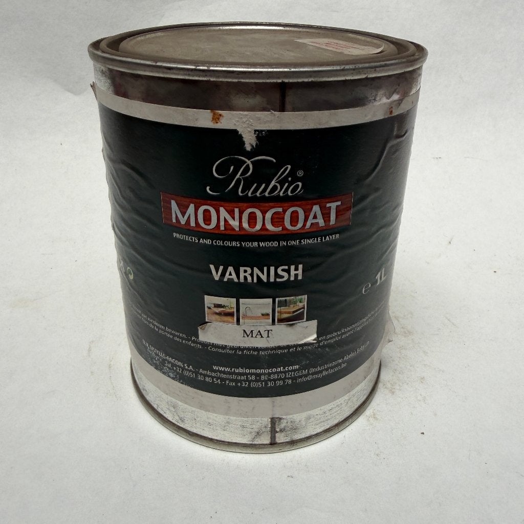 Rubio Monocoat Varnish Mat Hout 1L, Nieuw, Ophalen of Verzenden, Lak, Minder dan 5 liter