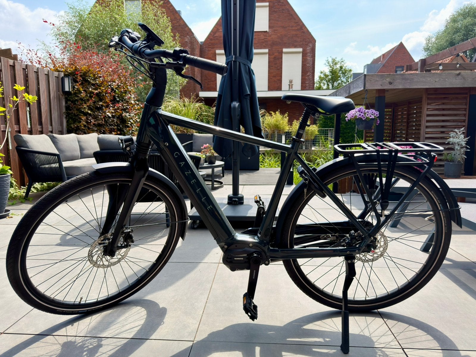 Gazelle Chamonix C7 HMS | 500 Wh | 1.491 km, Fietsen en Brommers, Elektrische fietsen, Ophalen, Zo goed als nieuw, 51 tot 55 cm