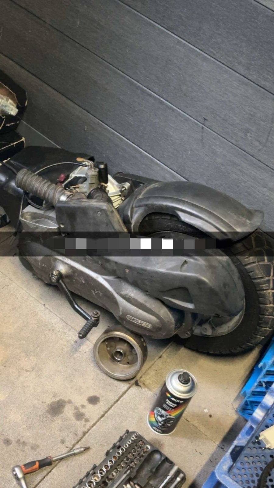 Piaggio skipper 125cc motorblok, Fietsen en Brommers, Ophalen, Zo goed als nieuw, Blok, Piaggio