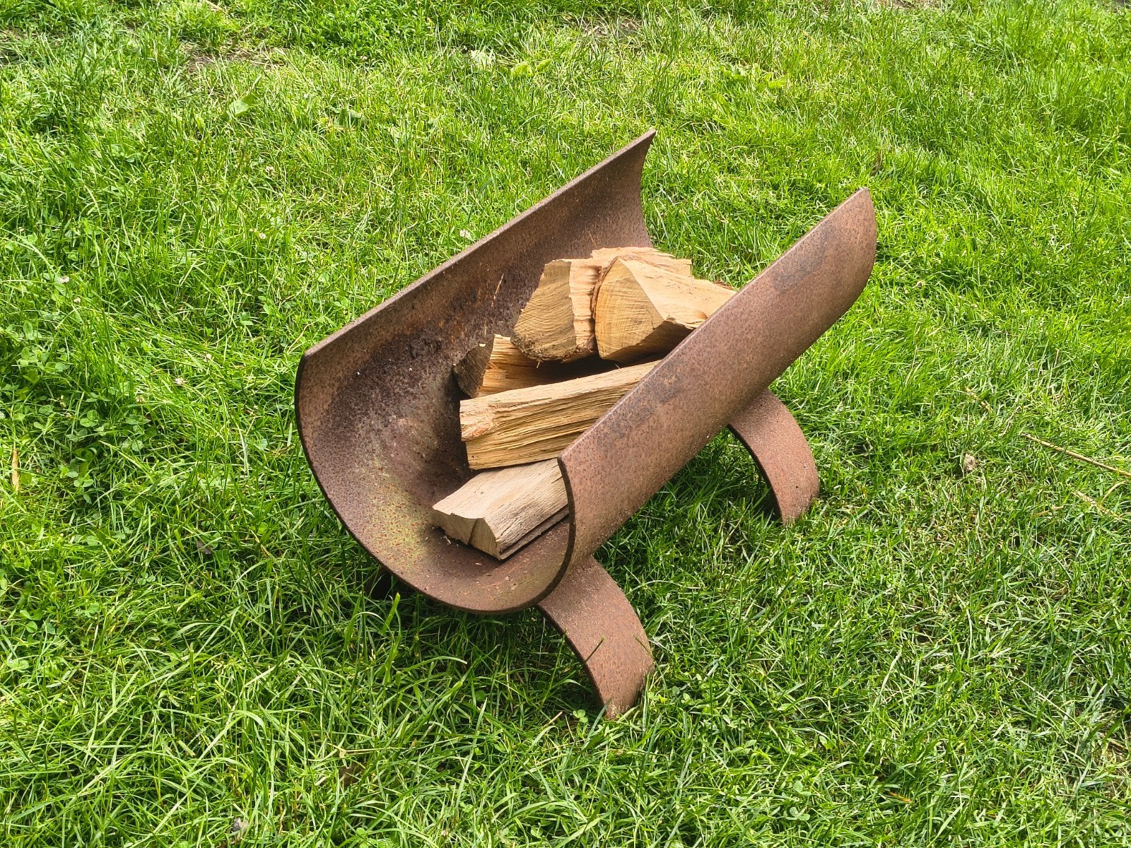 Zware stalen vuurschaal/ vuurkorf - onverwoestbaar, Tuin en Terras, Vuurkorven, Ophalen, Zo goed als nieuw, Vuurkorf