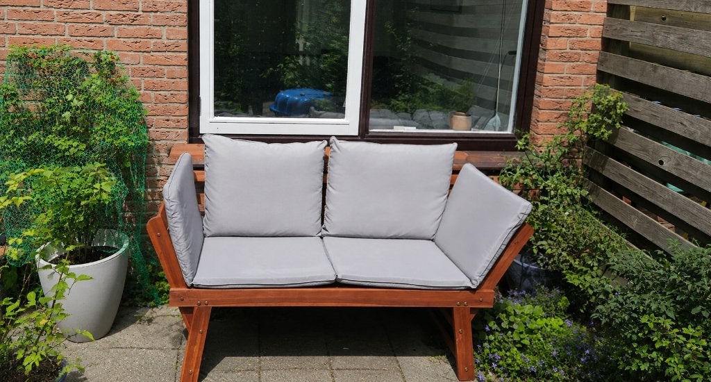 Tuinbank Sevilla. Nieuw. Incl kussens, Tuin en Terras, Ophalen, Nieuw, Hout