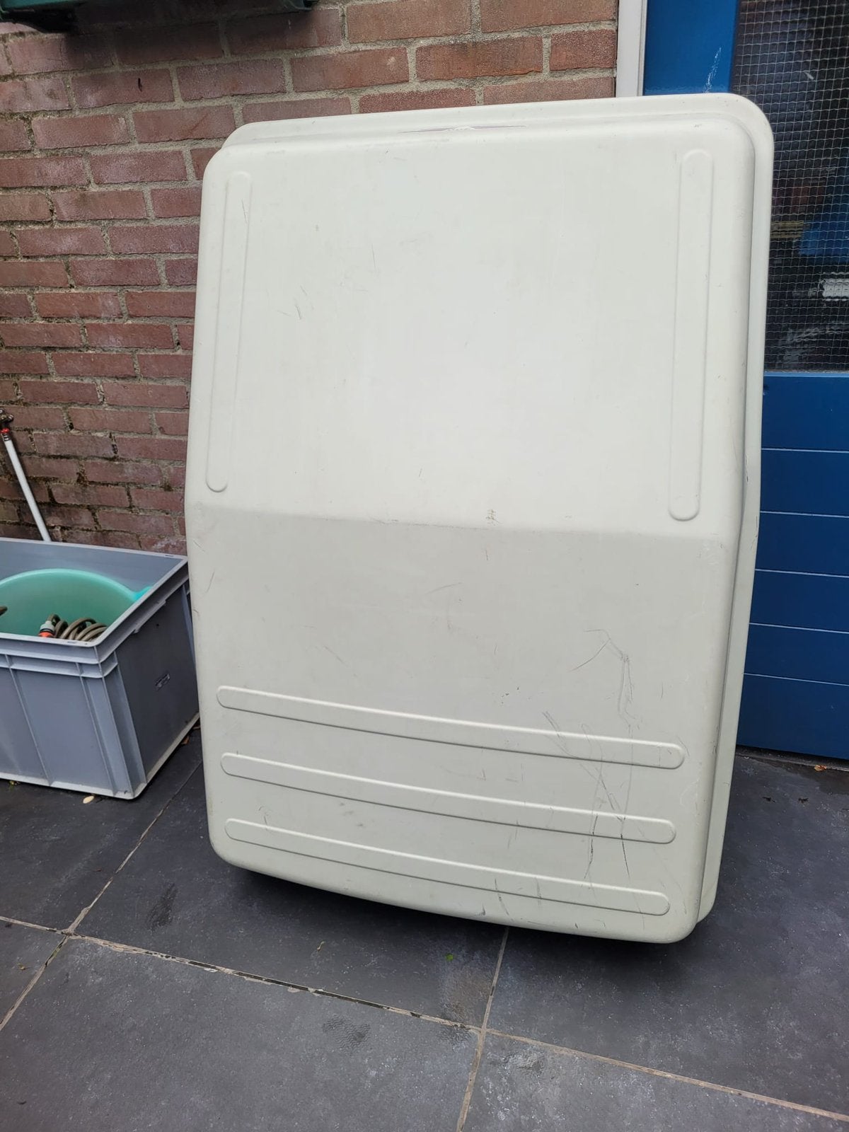 Nette dakkoffer, Ophalen, Zo goed als nieuw