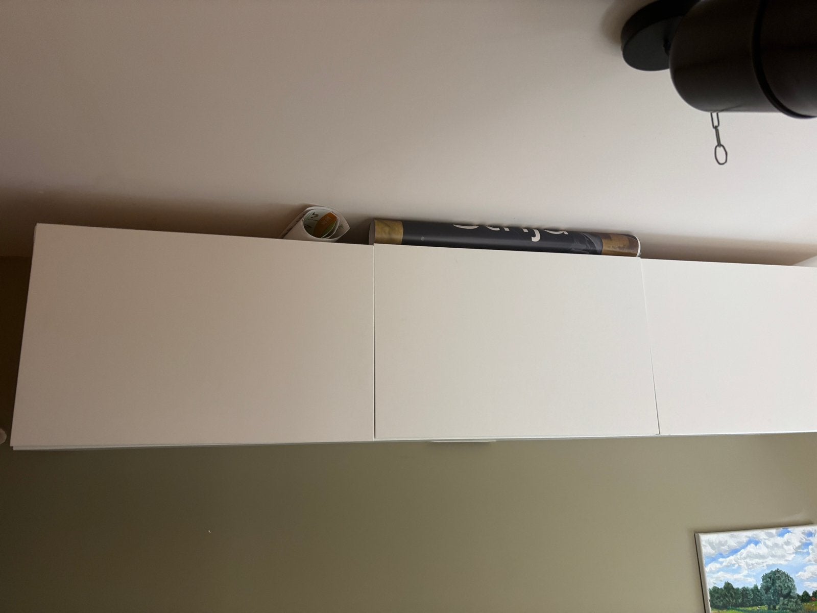 IKEA BESTA tv meubel wit met deuren 180x42x38, Ophalen, 150 tot 200 cm, Zo goed als nieuw, Minder dan 100 cm