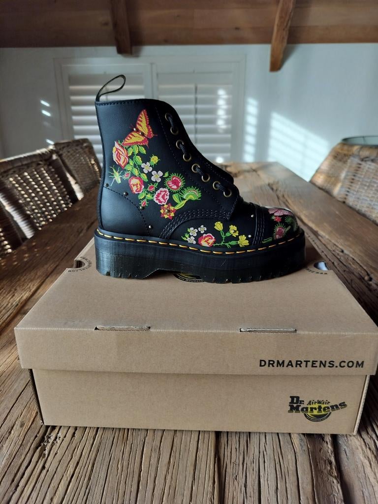 Nieuwe Dr. Martens Sinclair Bloom Platform laarzen maat 38, Kleding | Dames, Schoenen, Ophalen of Verzenden, Nieuw, Zwart