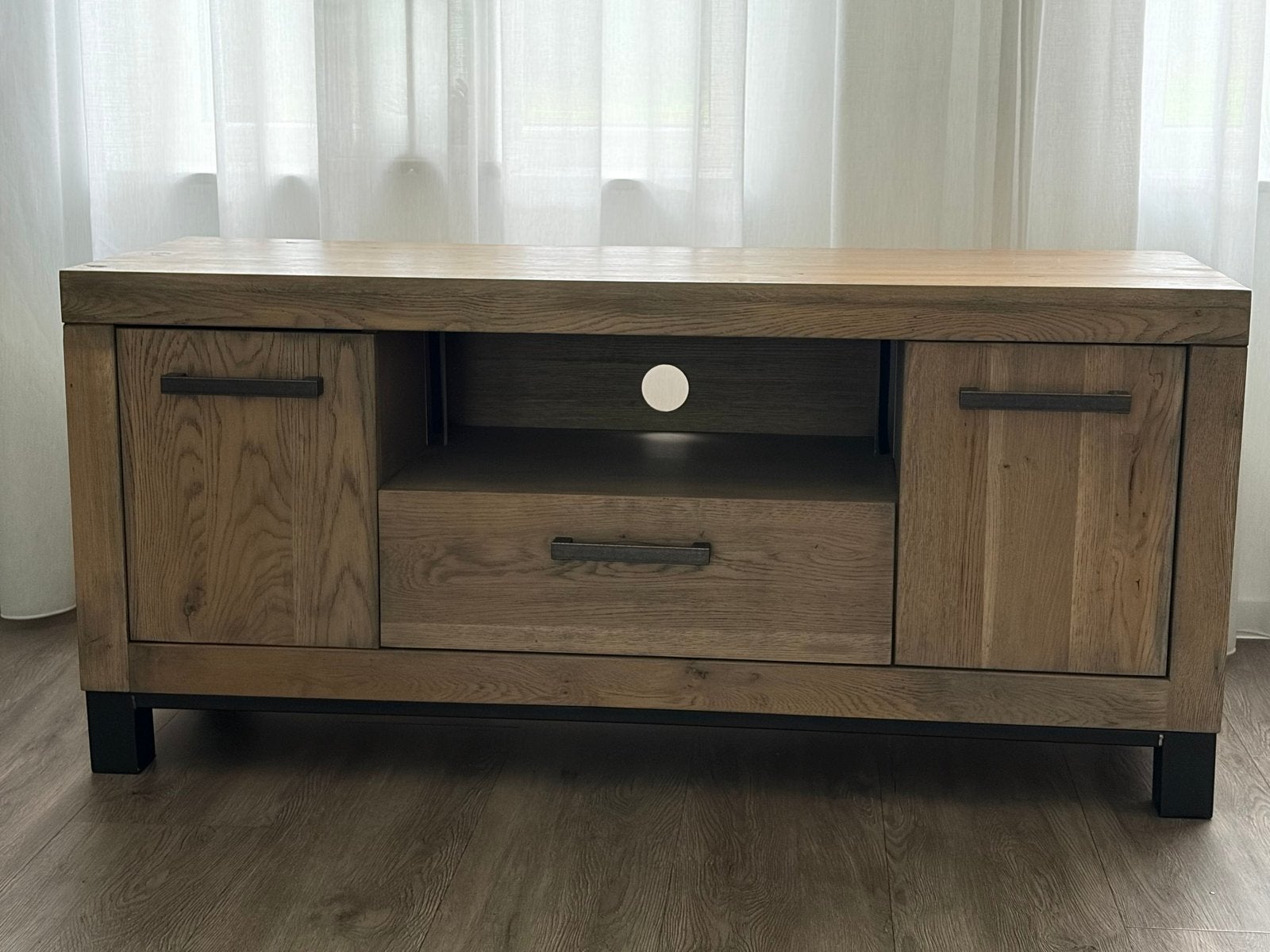 Pronto Havano TV meubel eikenhout, Huis en Inrichting, Ophalen, Gebruikt, 100 tot 150 cm, Eikenhout