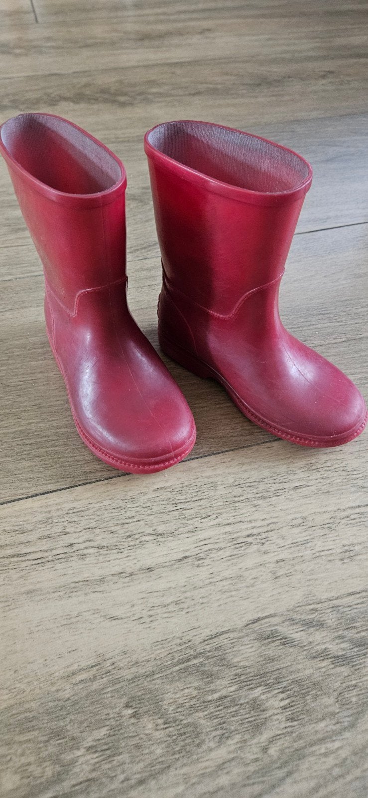 Rode regenlaarzen maat 26 voor kinderen, Ophalen of Verzenden, Gebruikt, Jongen of Meisje