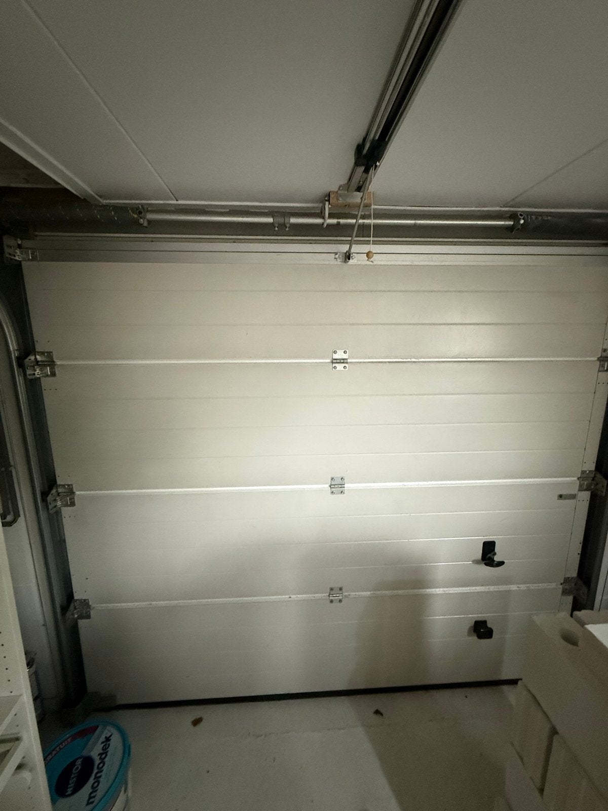 Garagedeur met motor, Ophalen, Gebruikt, Garagedeur, 120 cm of meer