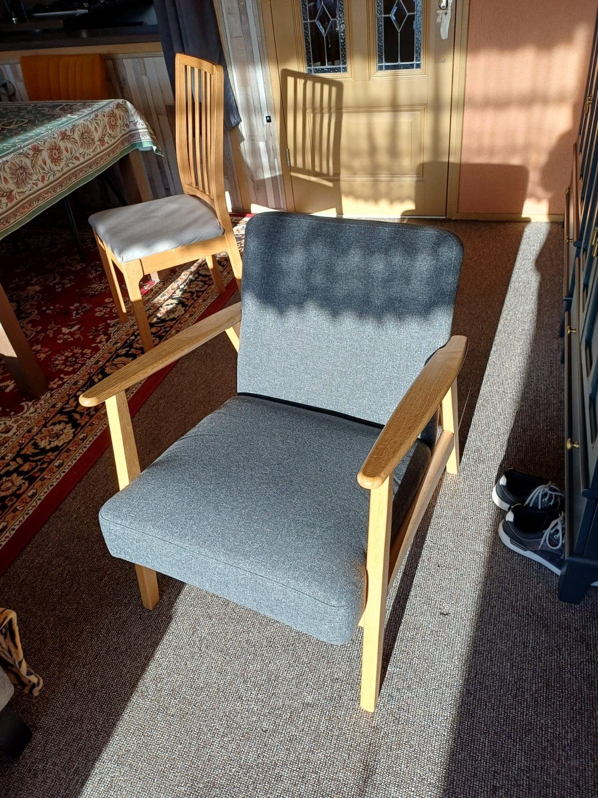Ekenäset Fauteuil Ikea €100 is 3 maanden oud., Ophalen of Verzenden, Zo goed als nieuw, 75 tot 100 cm, 50 tot 75 cm