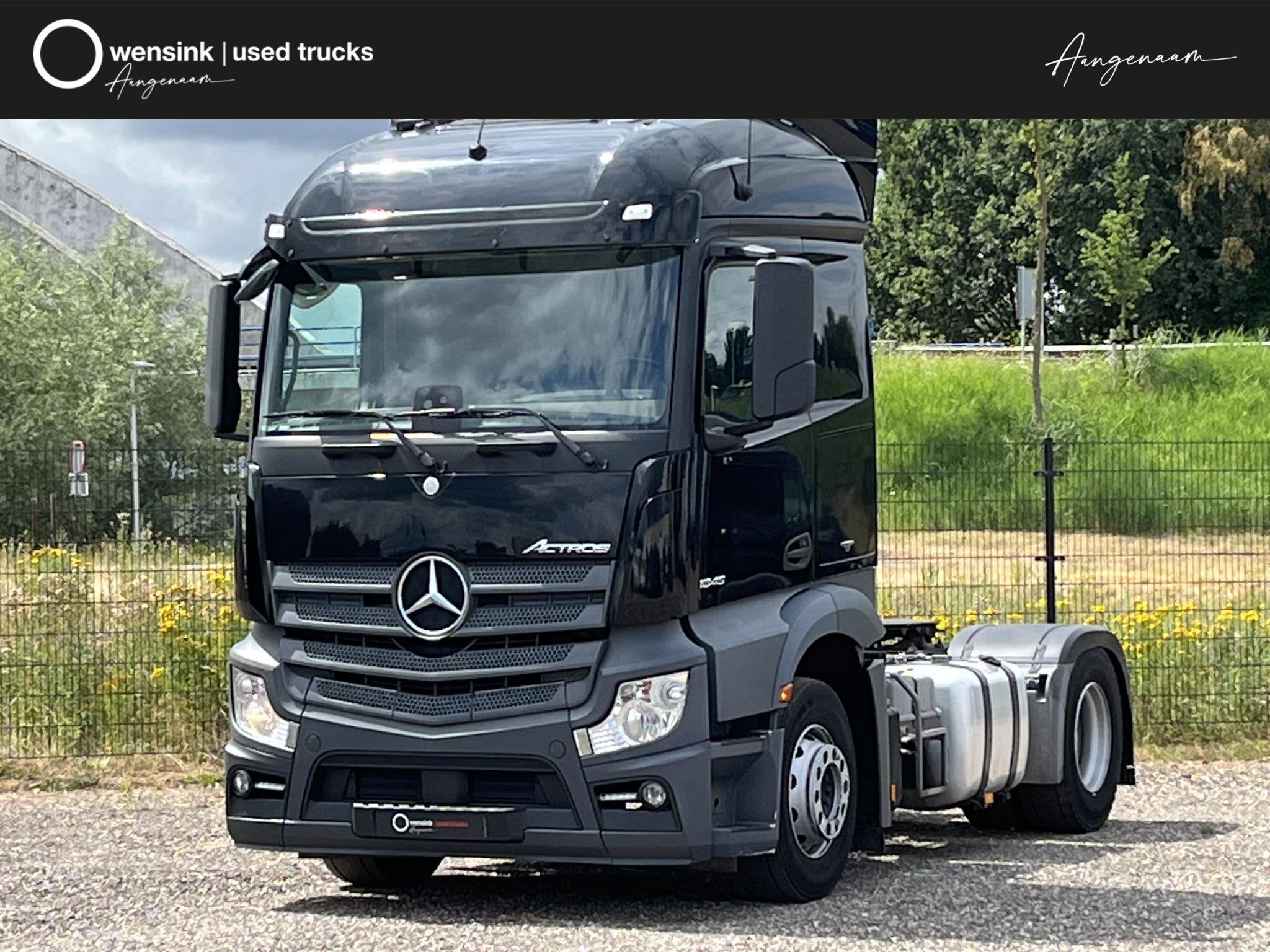 Mercedes-Benz Actros 1845 LS | Retarder, Stof, Euro 6, Zwart, Mercedes-Benz