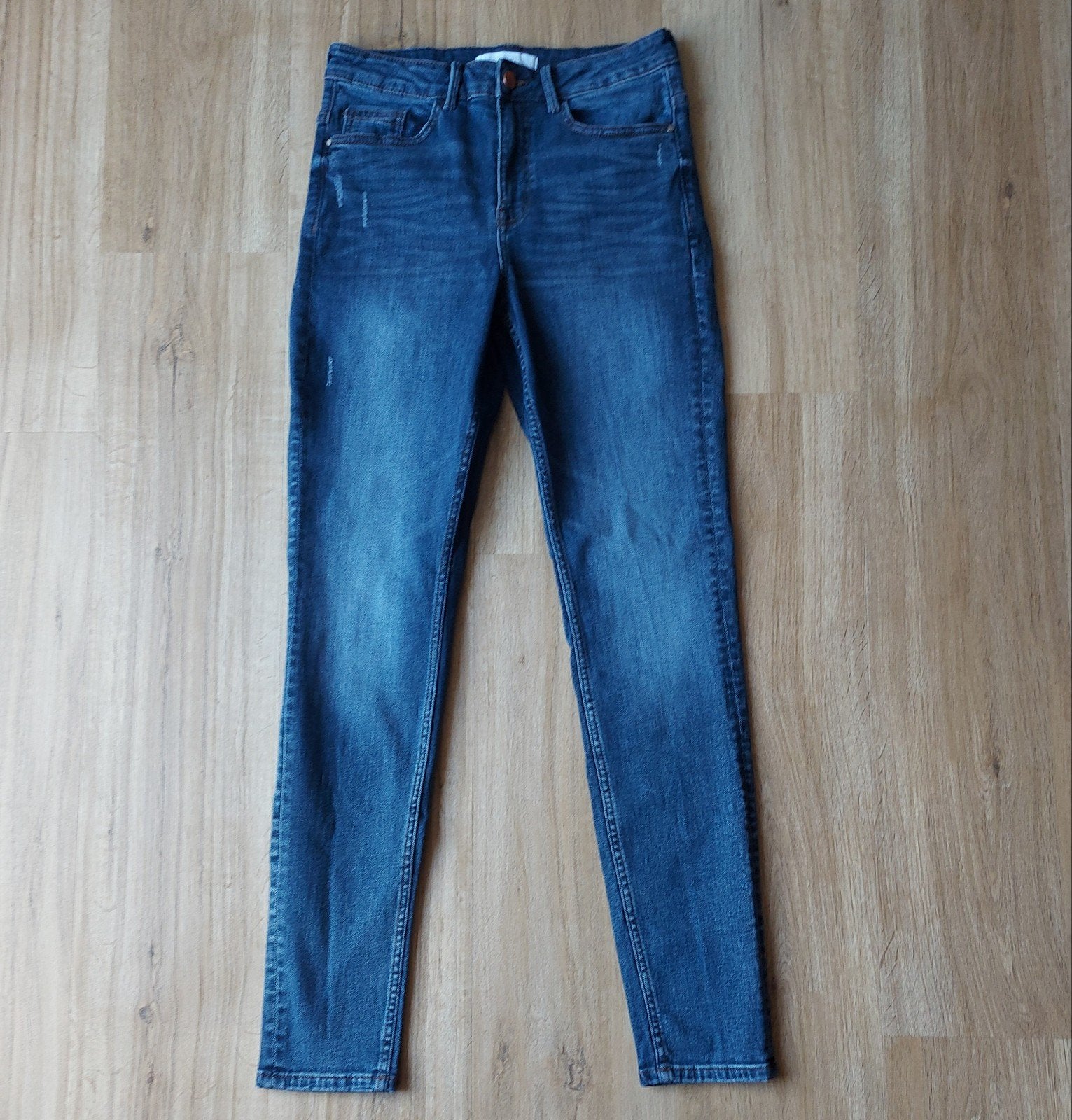 Blue Ridge spijkerbroek W29-L32 stretch high rise skinny, Kleding | Dames, Blue Ridge, Blauw, Ophalen of Verzenden, Zo goed als nieuw