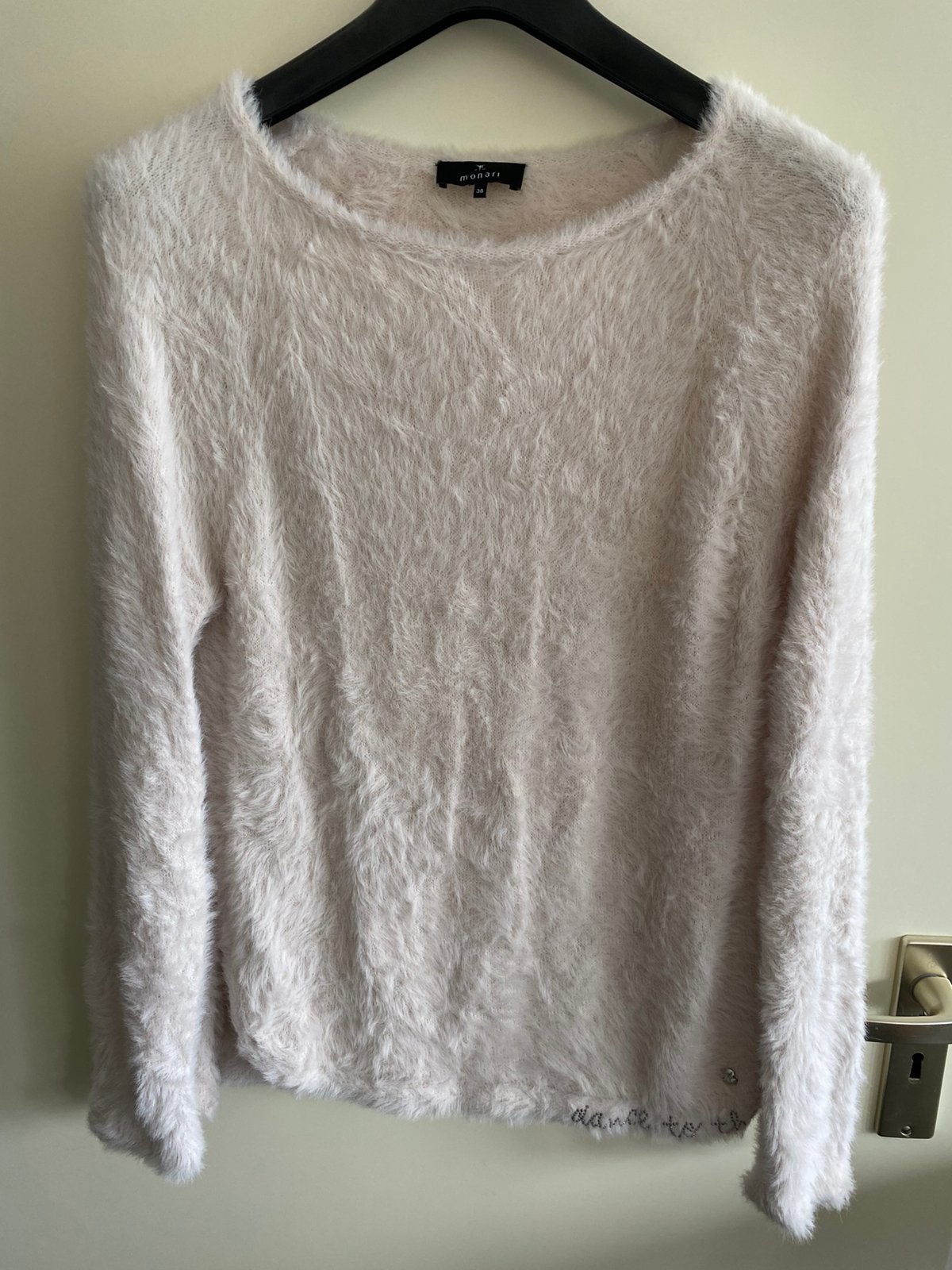 384. Monari harige zachte trui maat 38, Maat 38/40 (M), -, Verzenden, Wit