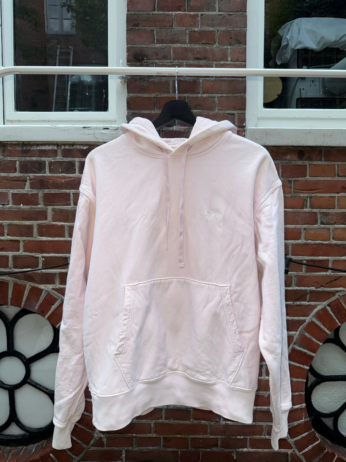Stussy Hoodie Licht Roze Maat S - Zo goed als nieuw, Ophalen of Verzenden, Zo goed als nieuw
