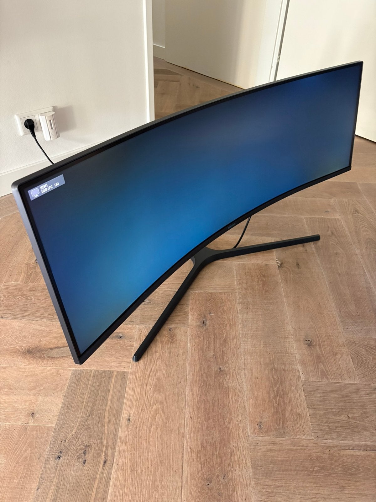 een mooie Samsung C49J890DKU 49 inch curved monitor, Computers en Software, Monitoren, Gaming, 101 t/m 150 Hz, Curved, VA
