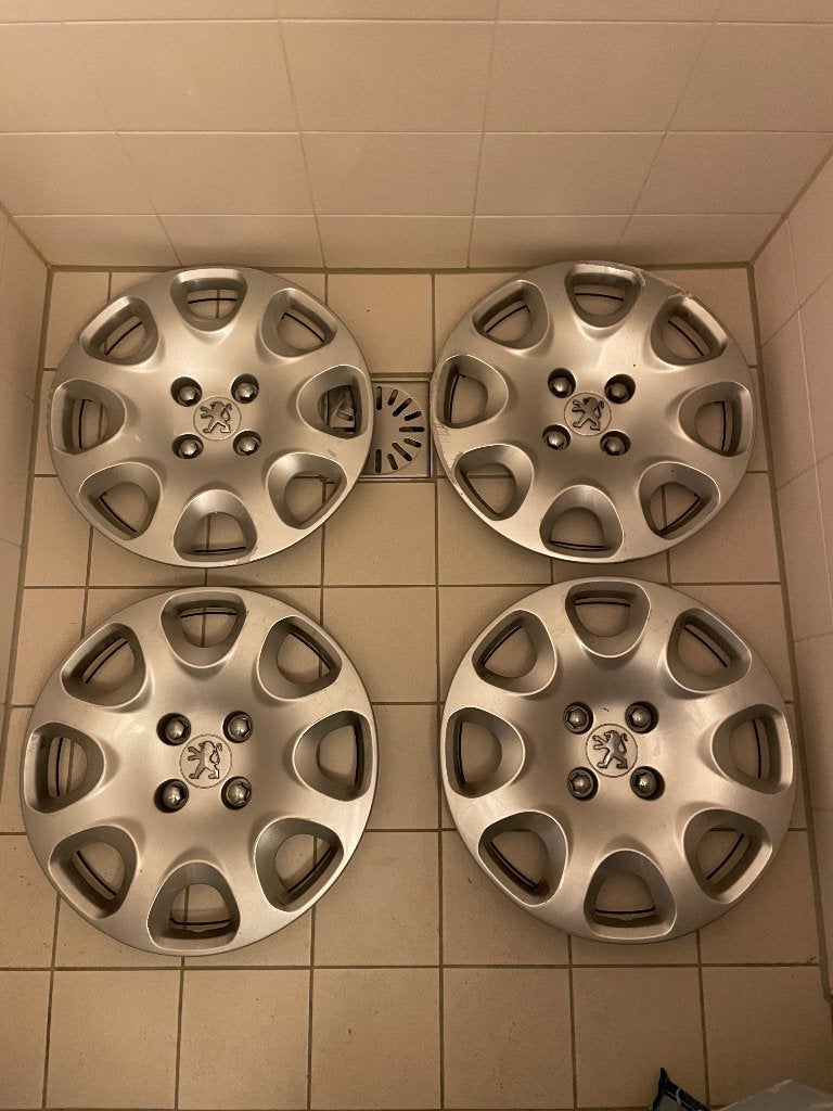 Wieldoppen Peugeot 15", Auto diversen, Wieldoppen, Ophalen of Verzenden, Gebruikt