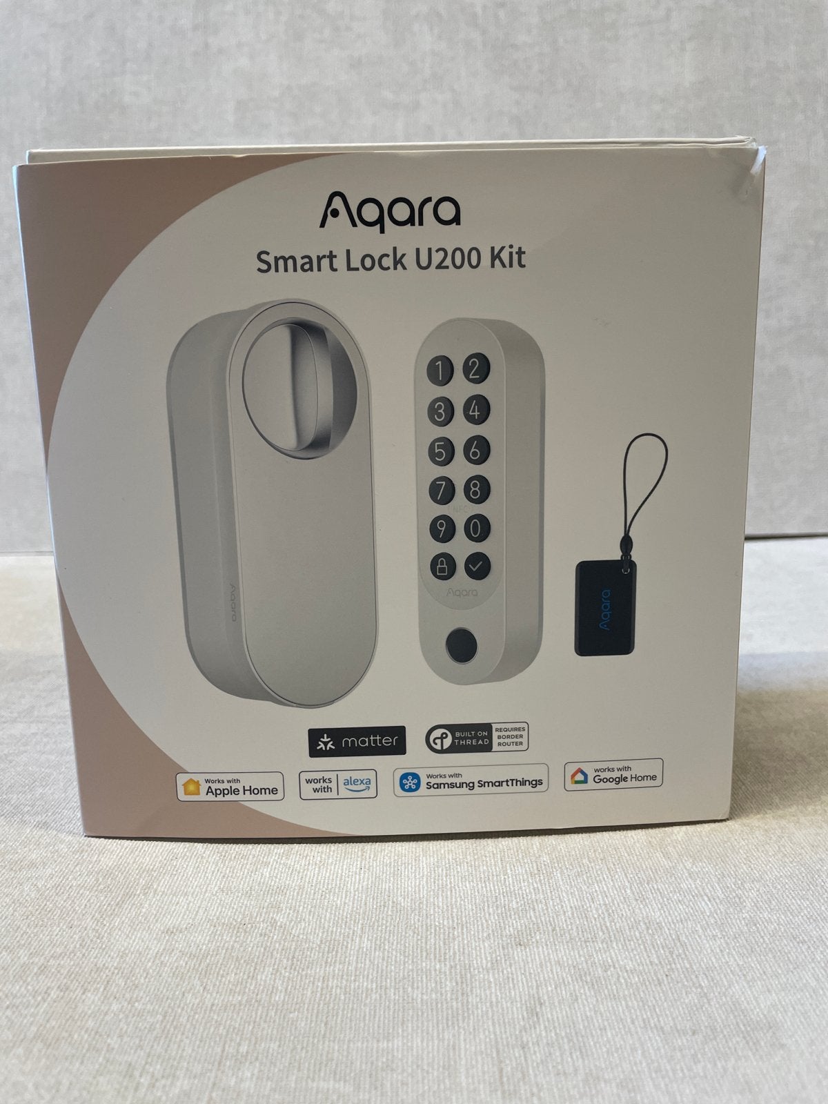 Aqara Smart Lock U200 Kit - Slim Deurslot, Ophalen of Verzenden, Nieuw, Overige materialen, Slot
