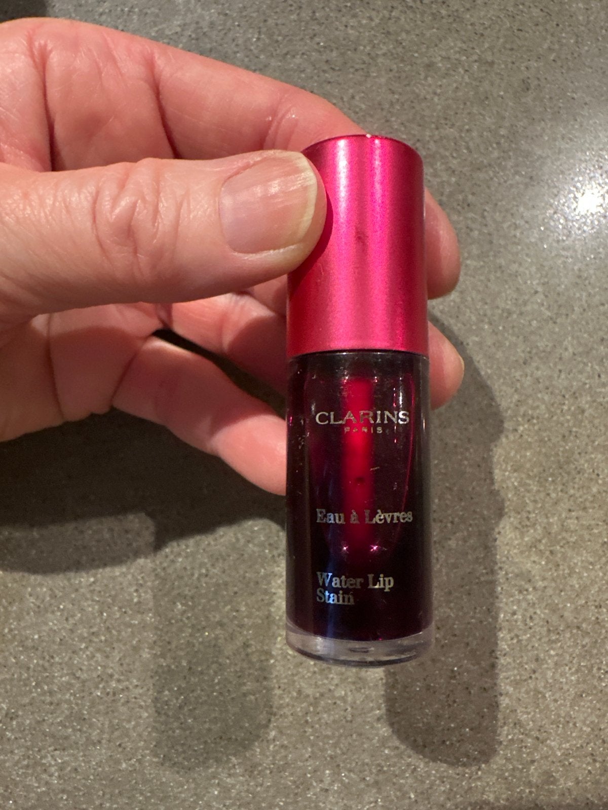 Clarins Water Lip Stain - Eau à Lèvres, Lippen, Ophalen of Verzenden, Zo goed als nieuw, Make-up