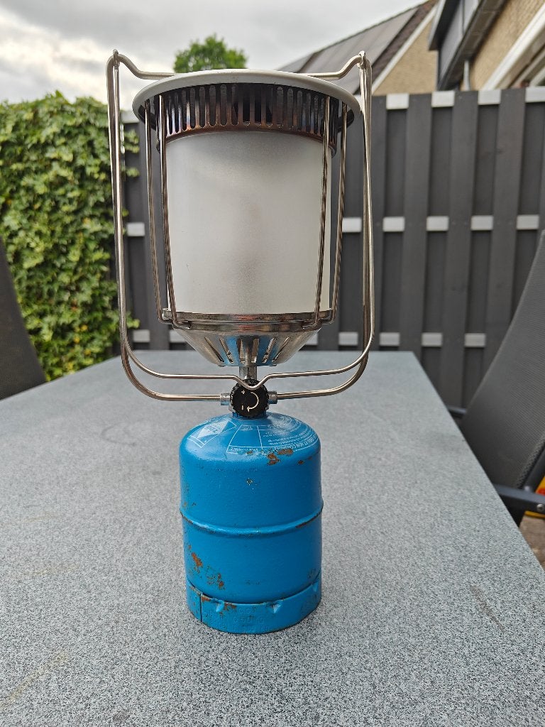 Campinggaz lamp, Ophalen, Gebruikt