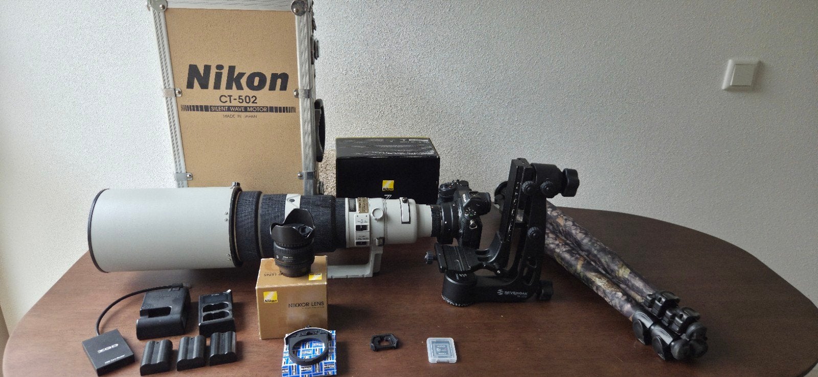 Nikon Z6 Wildlife Kit: 500mm, Z6, 50mm f/1.8, Statief, Audio, Tv en Foto, Fotografie | Lenzen en Objectieven, Ophalen, Zo goed als nieuw