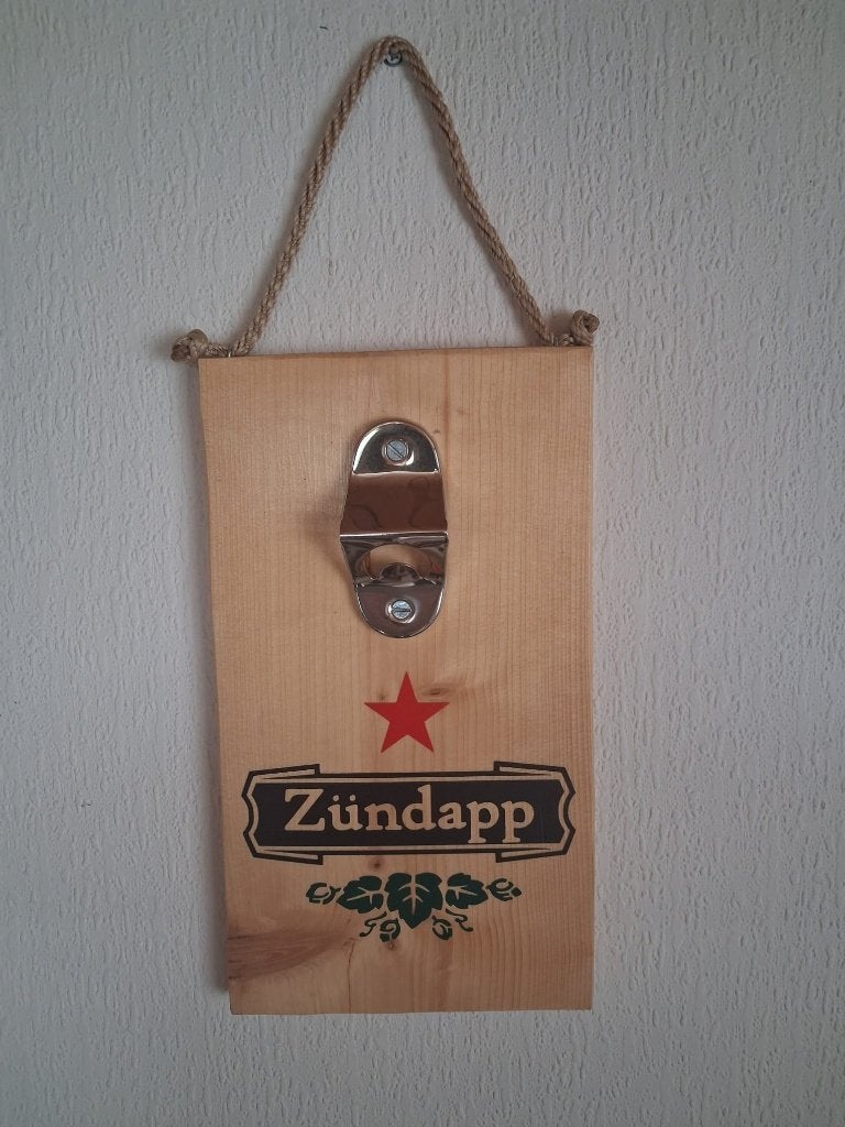 Mancave flessenopener Zündapp Heineken stijl, leuk kado !, Ophalen of Verzenden, Nieuw, Overige typen