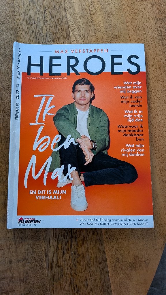 Magazine Heroes Max Verstappen 2022, Ophalen of Verzenden, Gelezen, Sport en Vrije tijd