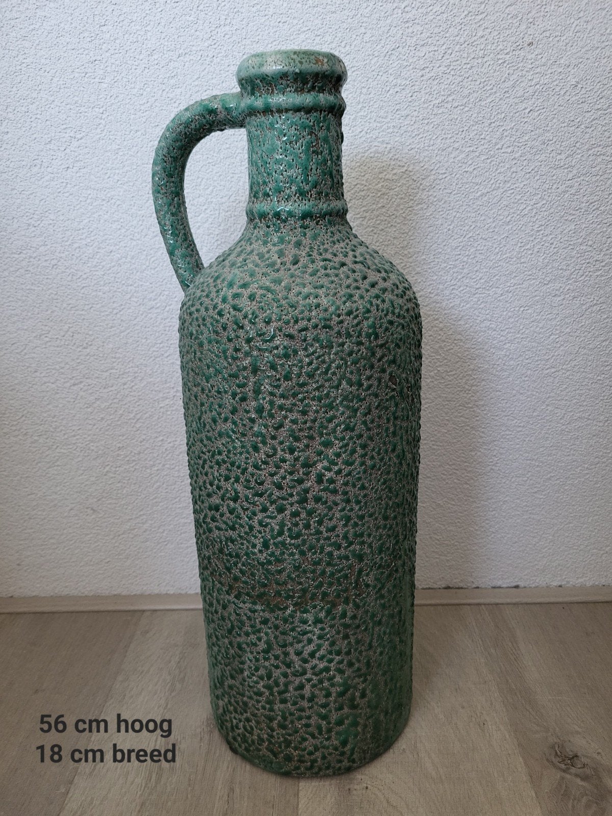 Grote decoratieve vaas PTMD met unieke textuur - 56 cm, Huis en Inrichting, Woonaccessoires | Vazen, Ophalen