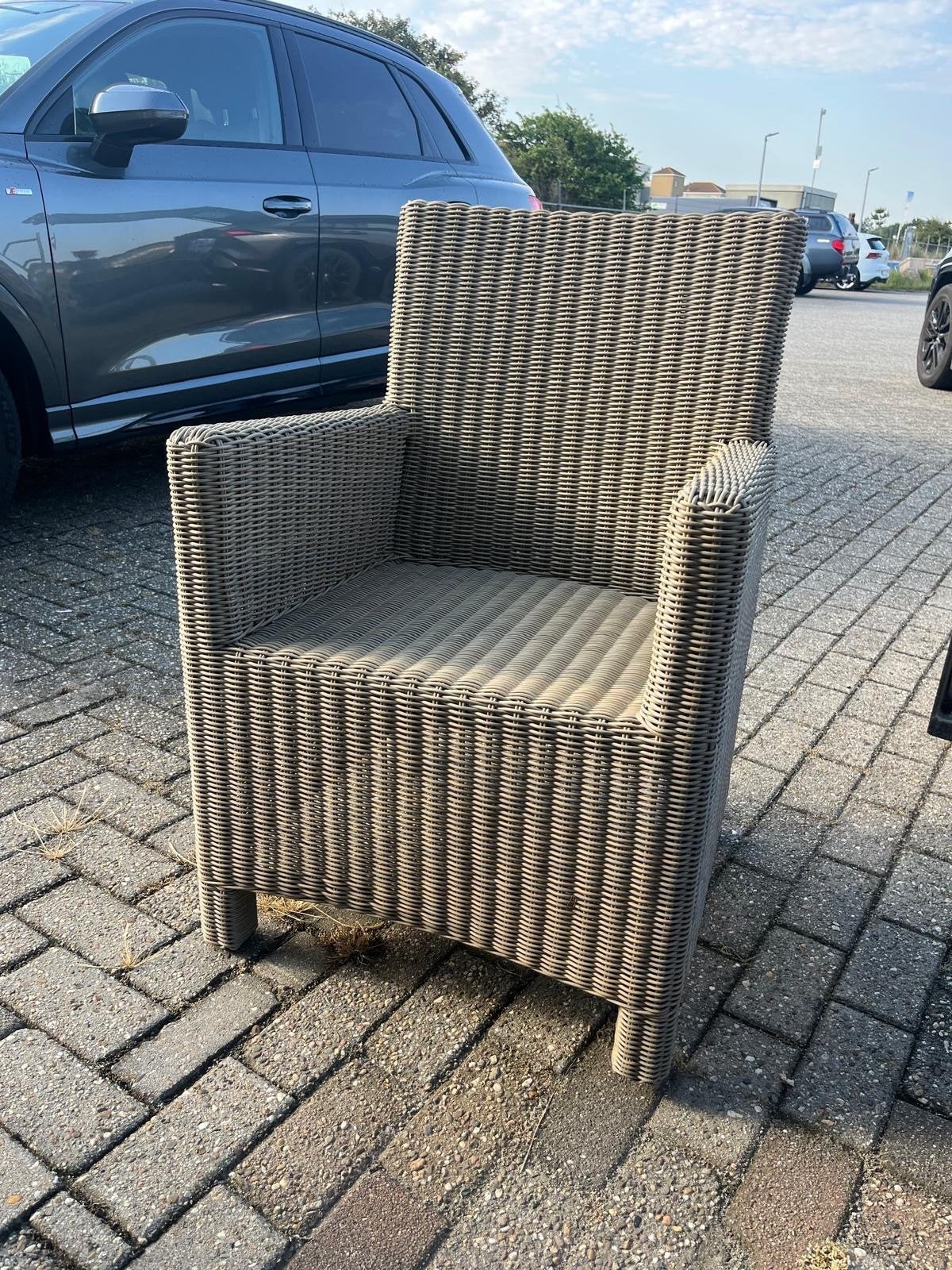 4 rieten stoelen in goede staat, Huis en Inrichting, Ophalen of Verzenden, Gebruikt, Riet of Rotan, Vier