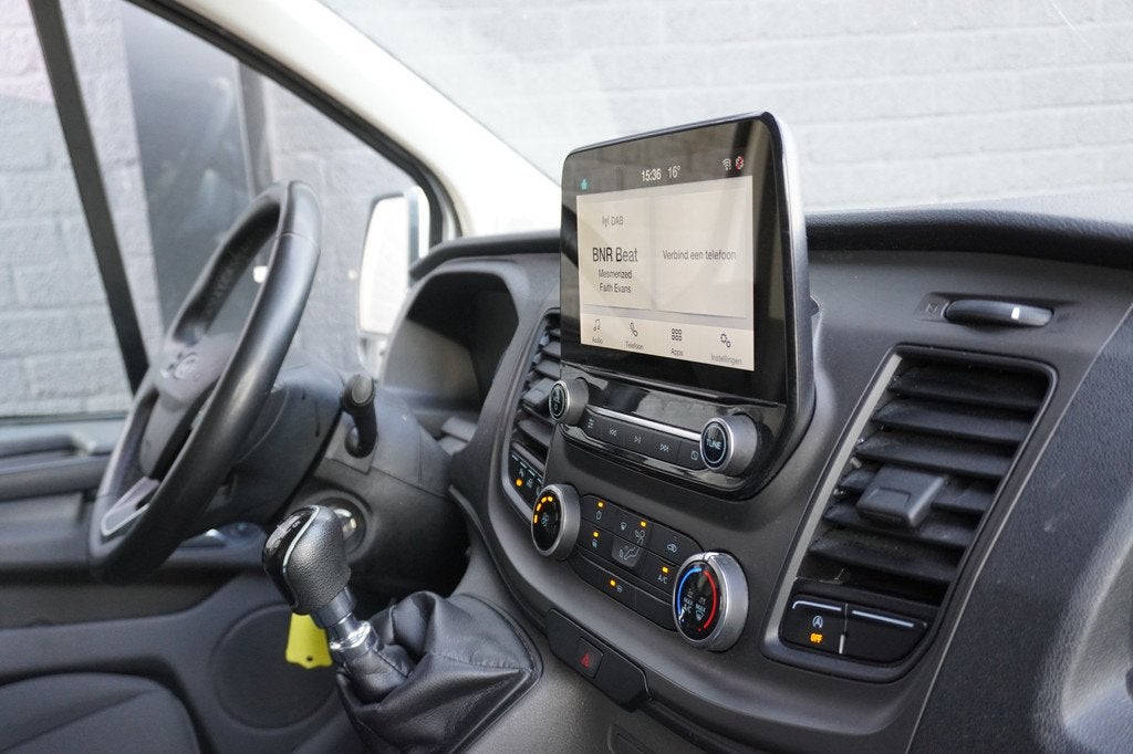 Ford Transit Custom 2.0 TDCI 130PK L2H2 - Airco - Cruise - C, Auto's, Voorwielaandrijving, 4 cilinders, Wit, Bedrijf