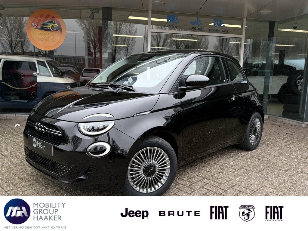 Fiat 500 1.0 Torino Launch Edition, Auto's, Fiat, 65 pk, Stof, Zwart, Bedrijf