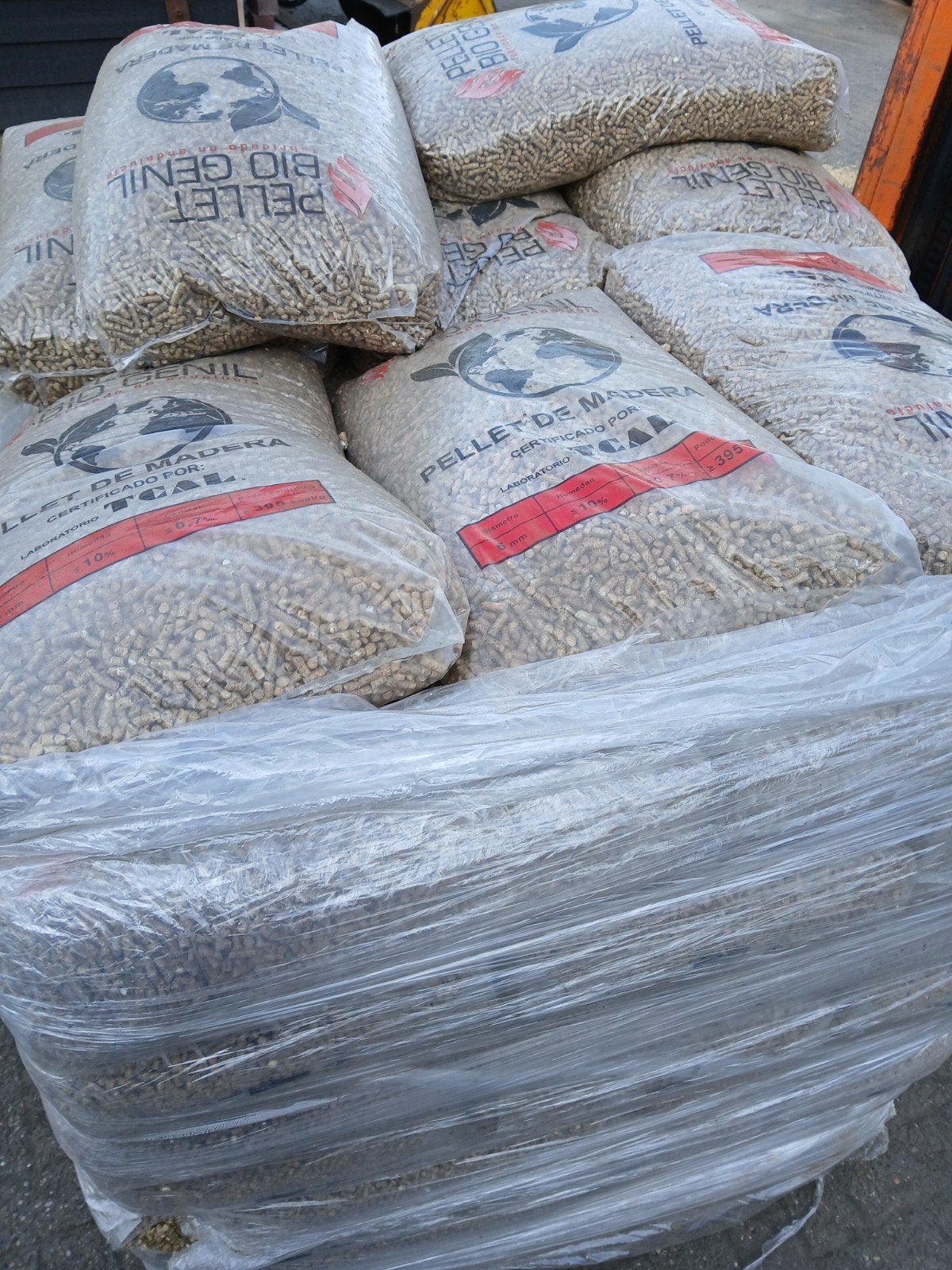 Pallet pellets, houtpellets, pelletkorrels, Minder dan 3 m³, Ophalen