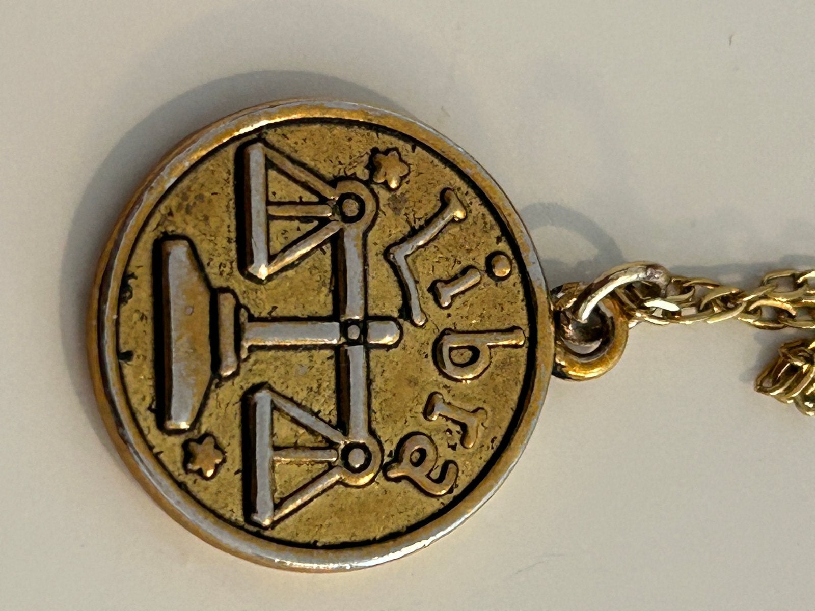 Weegschaal Sterrenbeeld Hanger Ketting, Overige materialen, Gebruikt, Overige voorstellingen, Ophalen of Verzenden