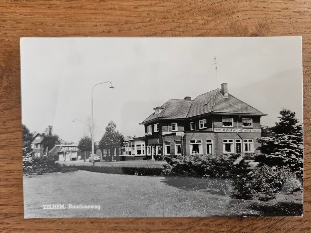 Zelhem Ruurloseweg - Hotel restaurant Het witte paard, Verzamelen, Ansichtkaarten | Nederland, Ophalen of Verzenden