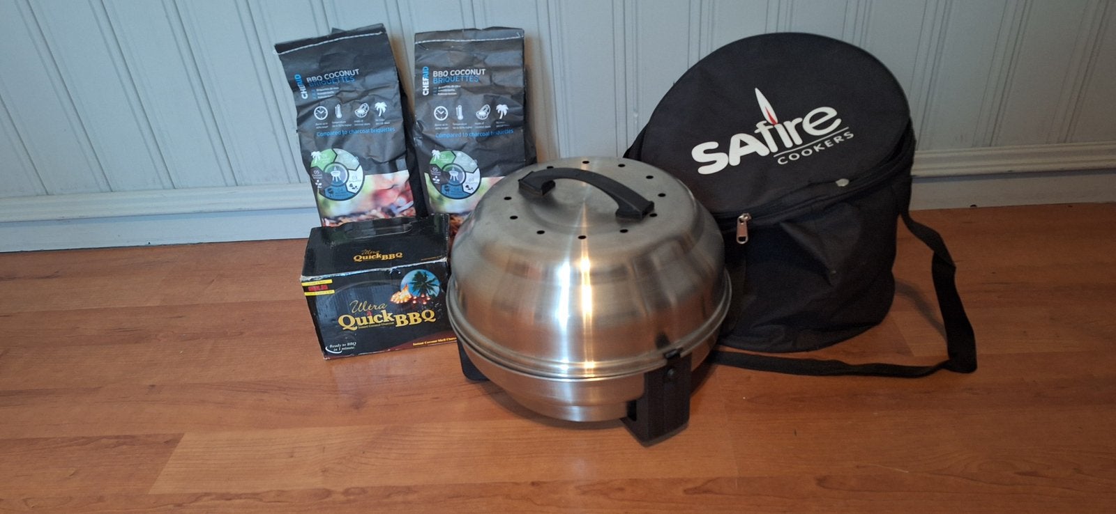 Safire cooker, Ophalen, Gebruikt