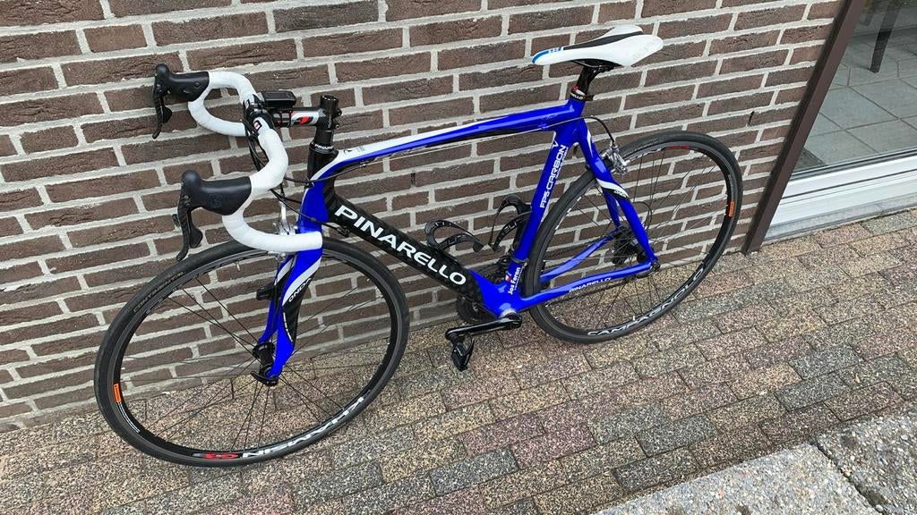 Pinarello FP5 Carbon Racefiets - Blauw/Wit, Ophalen, Zo goed als nieuw