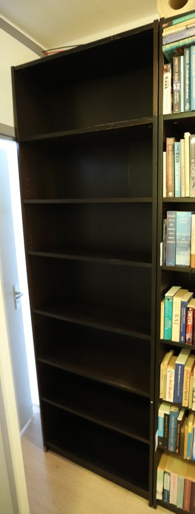 Billy boekenkast met opzetstuk, Ophalen, Met plank(en), Gebruikt, 200 cm of meer