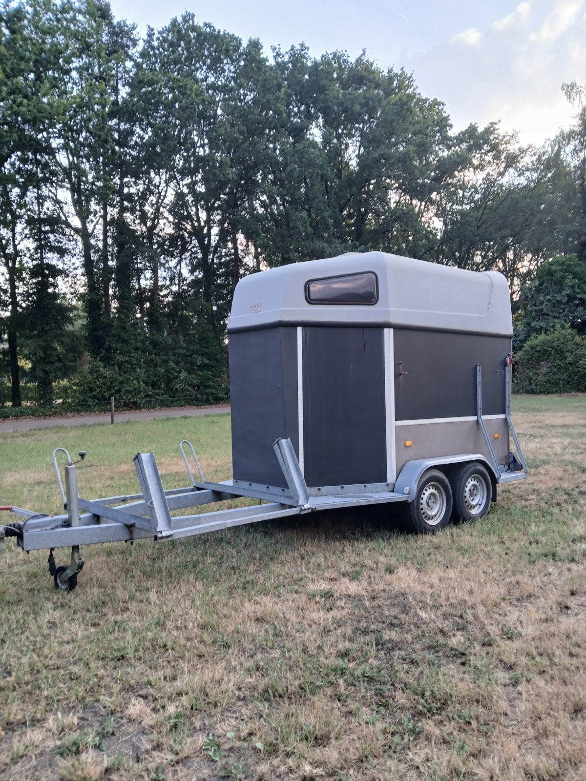 2 paarden trailer met koetsenframe, Ophalen, Gebruikt, Overige materialen, Overige typen