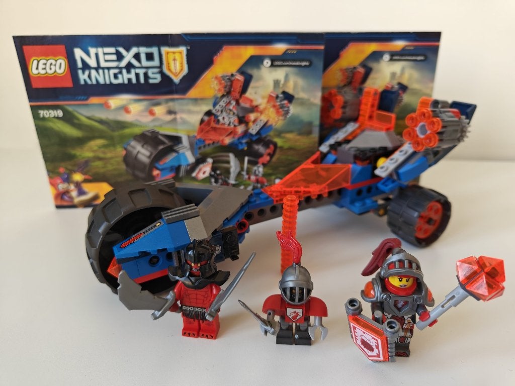 LEGO Nexo Knights 70319 – Macy's Thunder Mace (2016), Overige thema's, Lego, Ophalen of Verzenden, Zo goed als nieuw