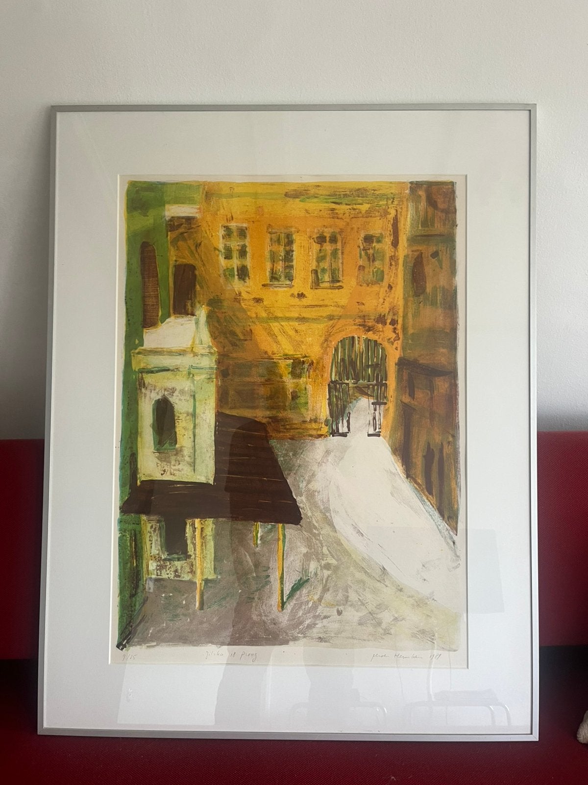 Zeefdruk Jeroen Hermkens, Antiek en Kunst, Ophalen