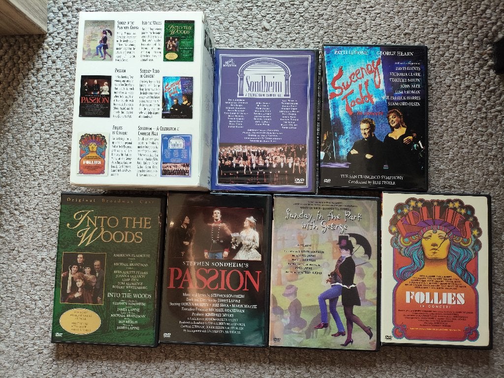 The Stephen Sondheim Collection in nette staat. 6 dvd's., Alle leeftijden, Ophalen of Verzenden, Zo goed als nieuw