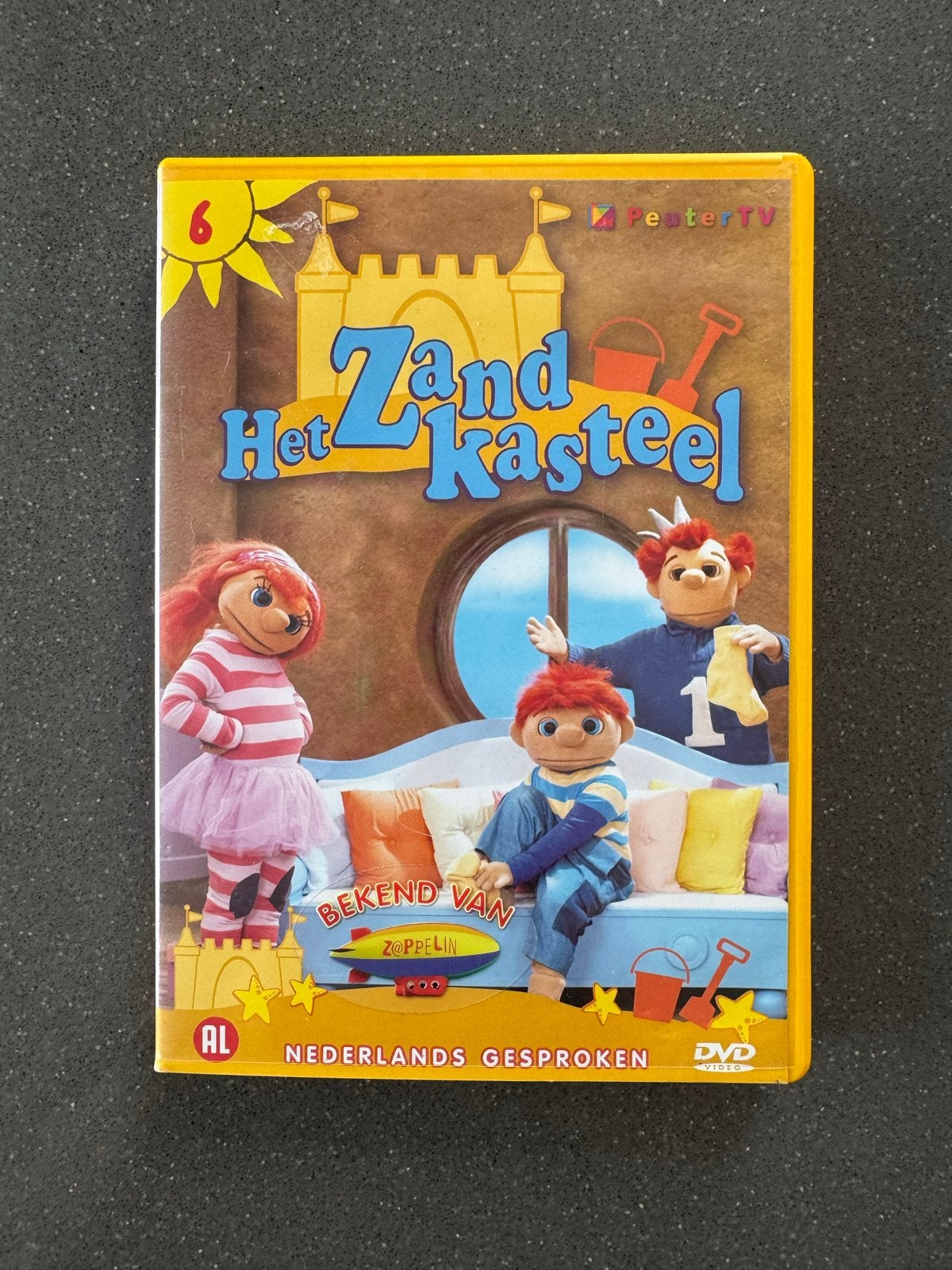 Het Zandkasteel DVD - PeuterTV - Nederlands Gesproken, Alle leeftijden, Tv-serie, Zo goed als nieuw, Familie
