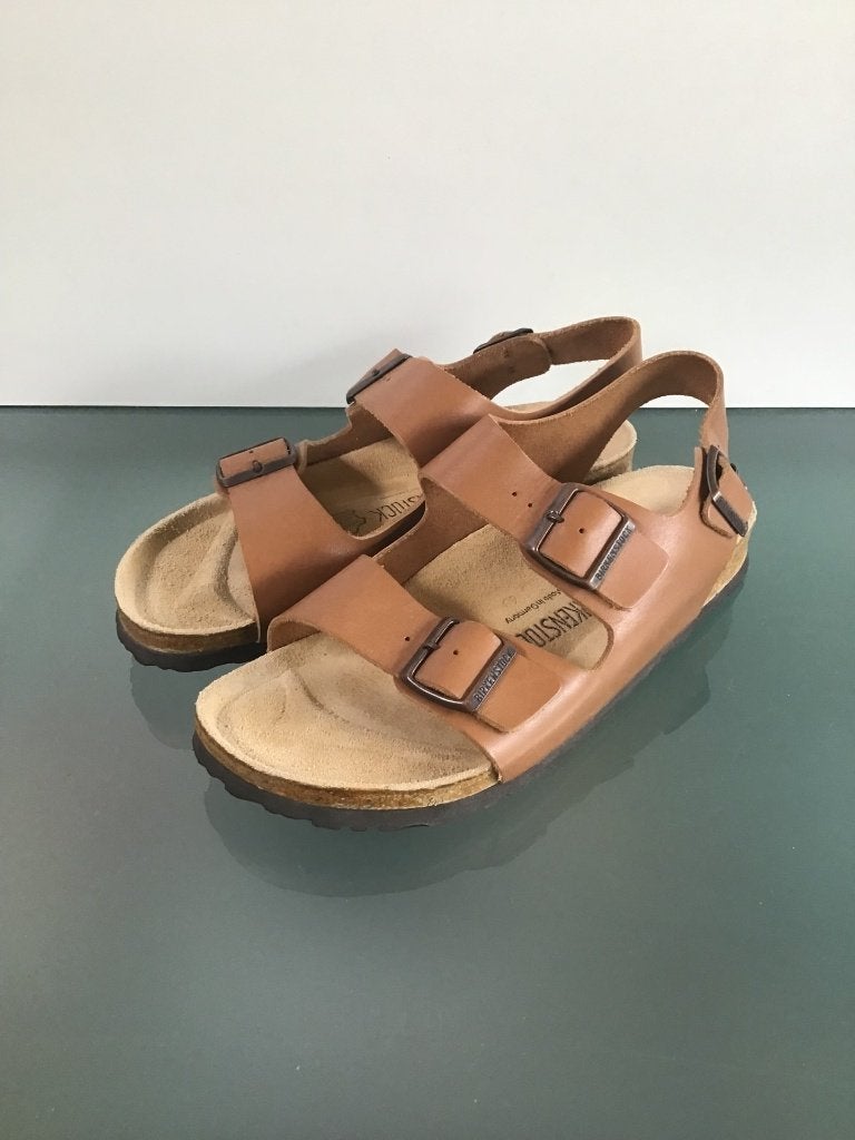 Birkenstock Milano bruin 41 | Nieuw! | Gratis verzenden, Kleding | Dames, Schoenen, Bruin, Verzenden, Nieuw, Sandalen of Muiltjes