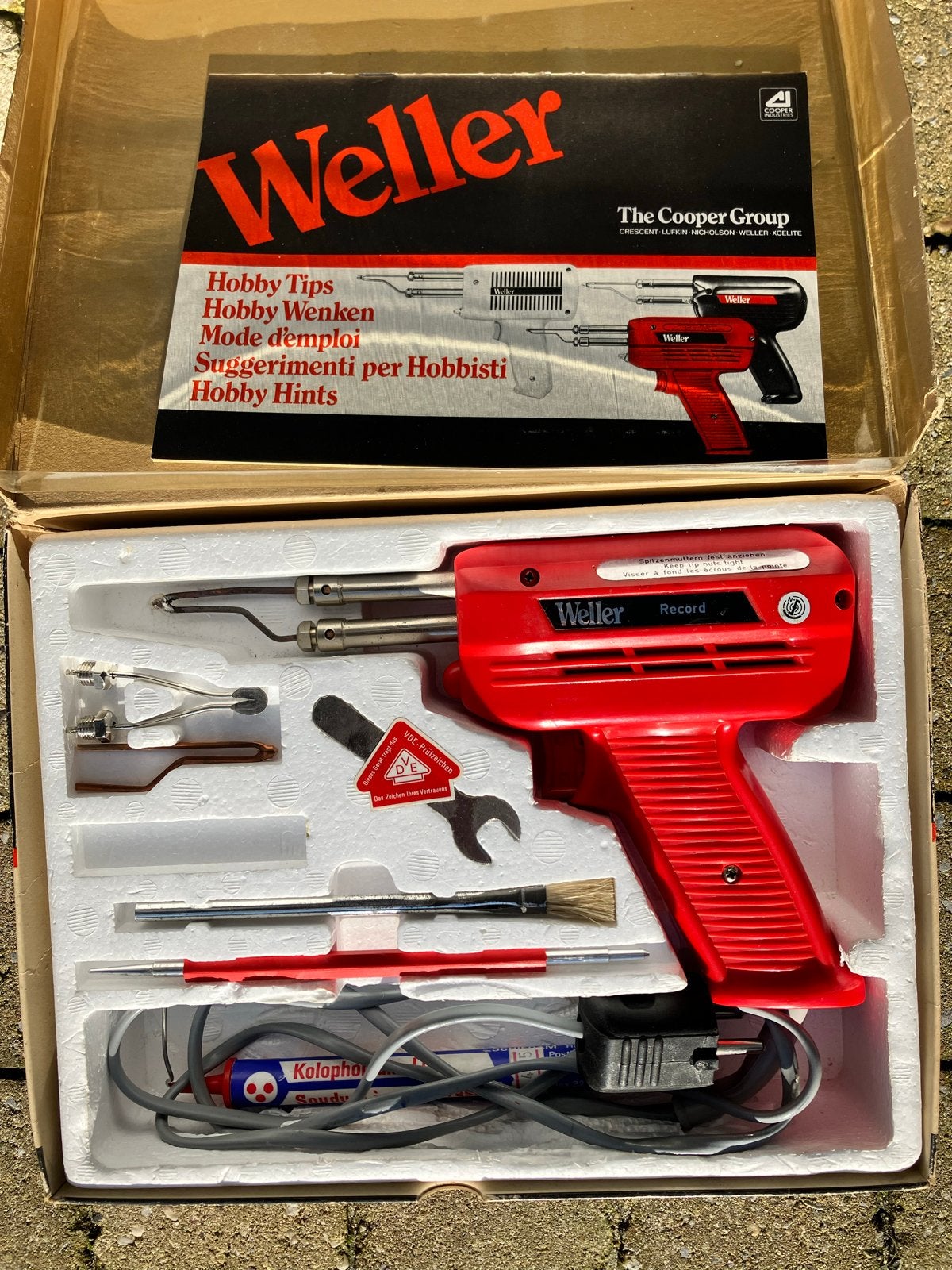 Weller Soldeerbout Mod. 8100 CK met accessoires, Ophalen of Verzenden, Gebruikt, Overige typen, Overige merken